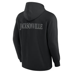 Jacksonville Jaguars Fanatics Elements Blaze Tri-Blend Long Sleeve Hoodie T-Shirt