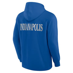 Indianapolis Colts Fanatics Elements Blaze Tri-Blend Long Sleeve Hoodie T-Shirt