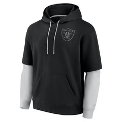 Las Vegas Raiders Fanatics Unisex Sleek Elements Pullover Hoodie
