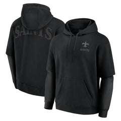 New Orleans Saints Fanatics Unisex Sleek Elements Pullover Hoodie