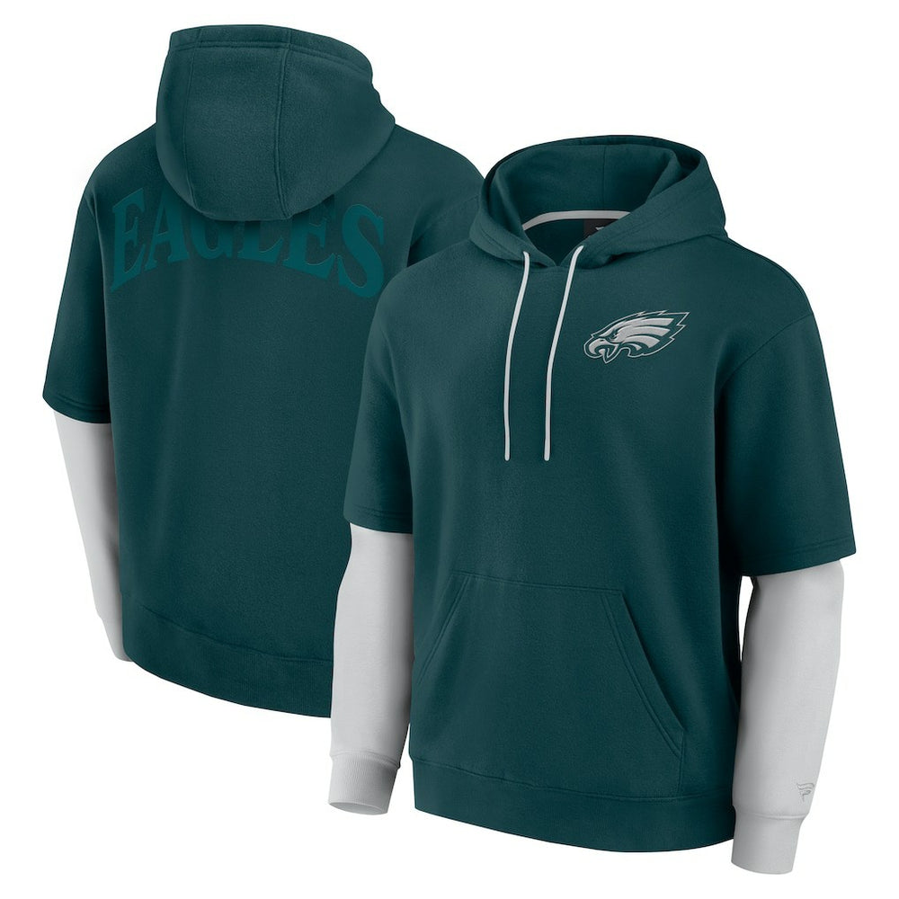 Philadelphia Eagles Fanatics Unisex Sleek Elements Pullover Hoodie