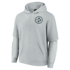 Pittsburgh Steelers Fanatics Unisex Sleek Elements Pullover Hoodie
