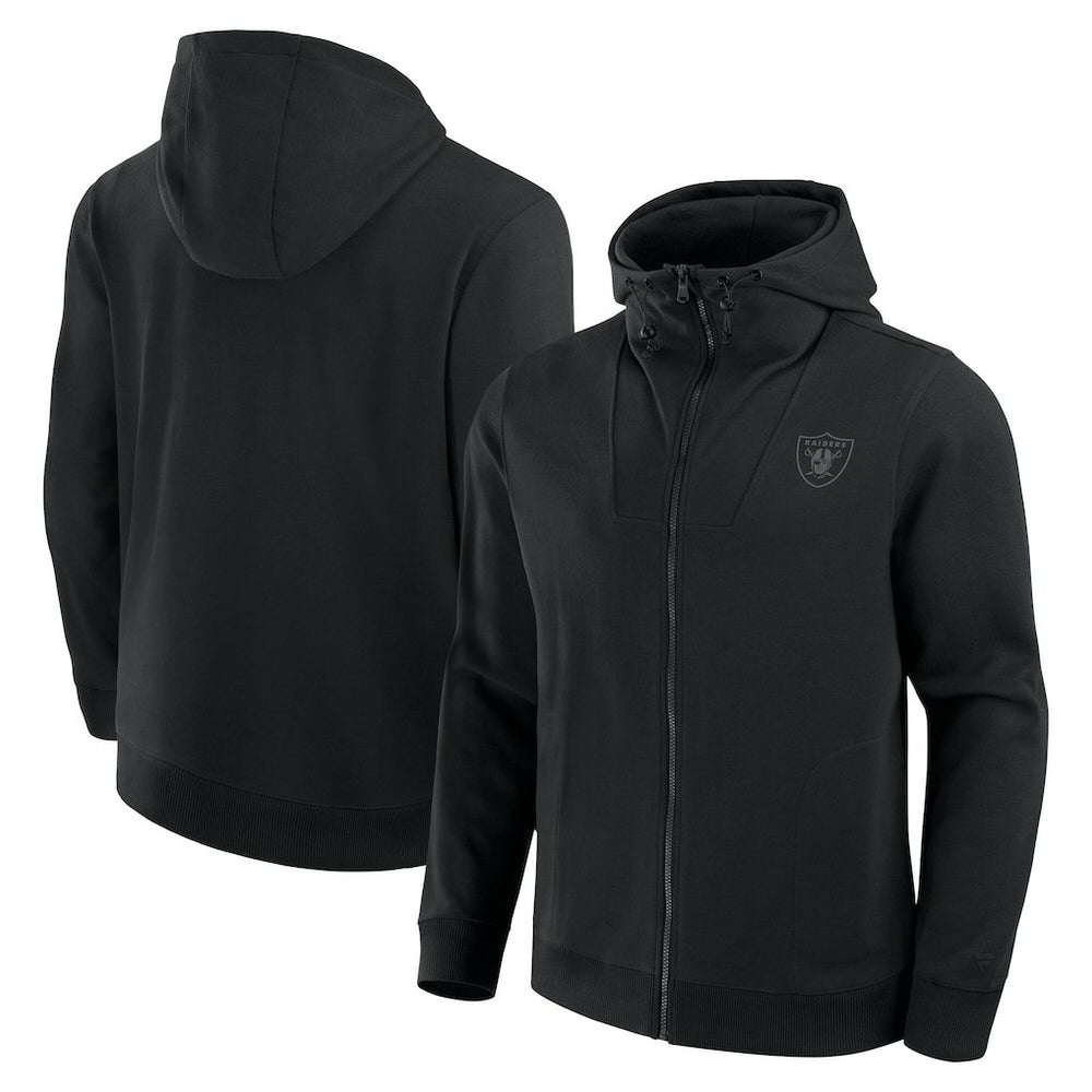 Las Vegas Raiders Fanatics Unisex Front Office Full-Zip Hoodie