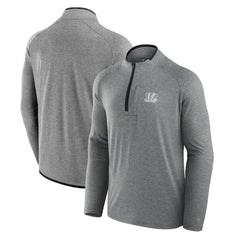 Cincinnati Bengals Fanatics Unisex Front Office Performance Primary Quarter-Zip Jacket