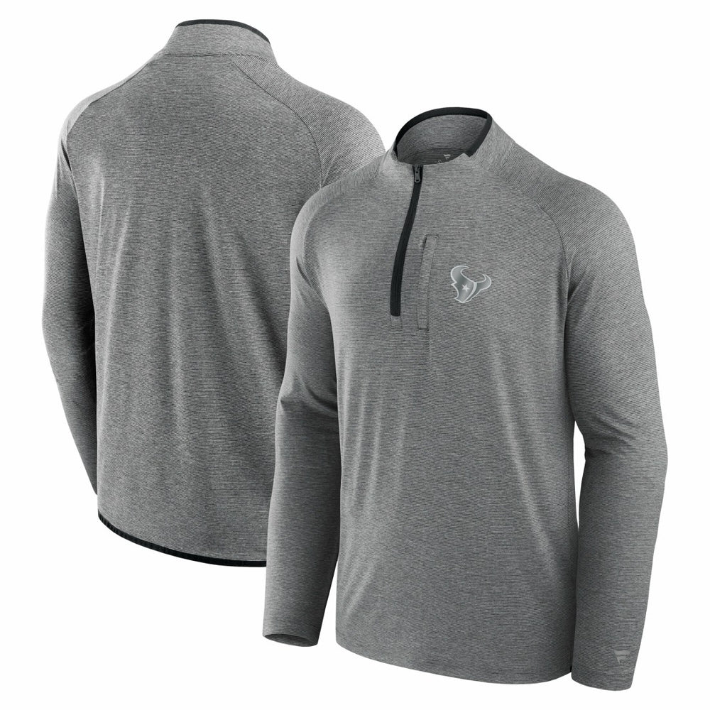 Houston Texans Fanatics Unisex Front Office Performance Primary Quarter-Zip Jacket