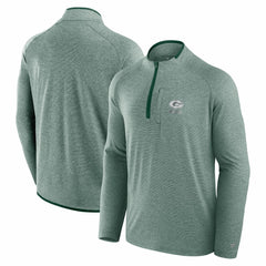 Green Bay Packers Fanatics Unisex Front Office Performance Primary Quarter-Zip Jacket