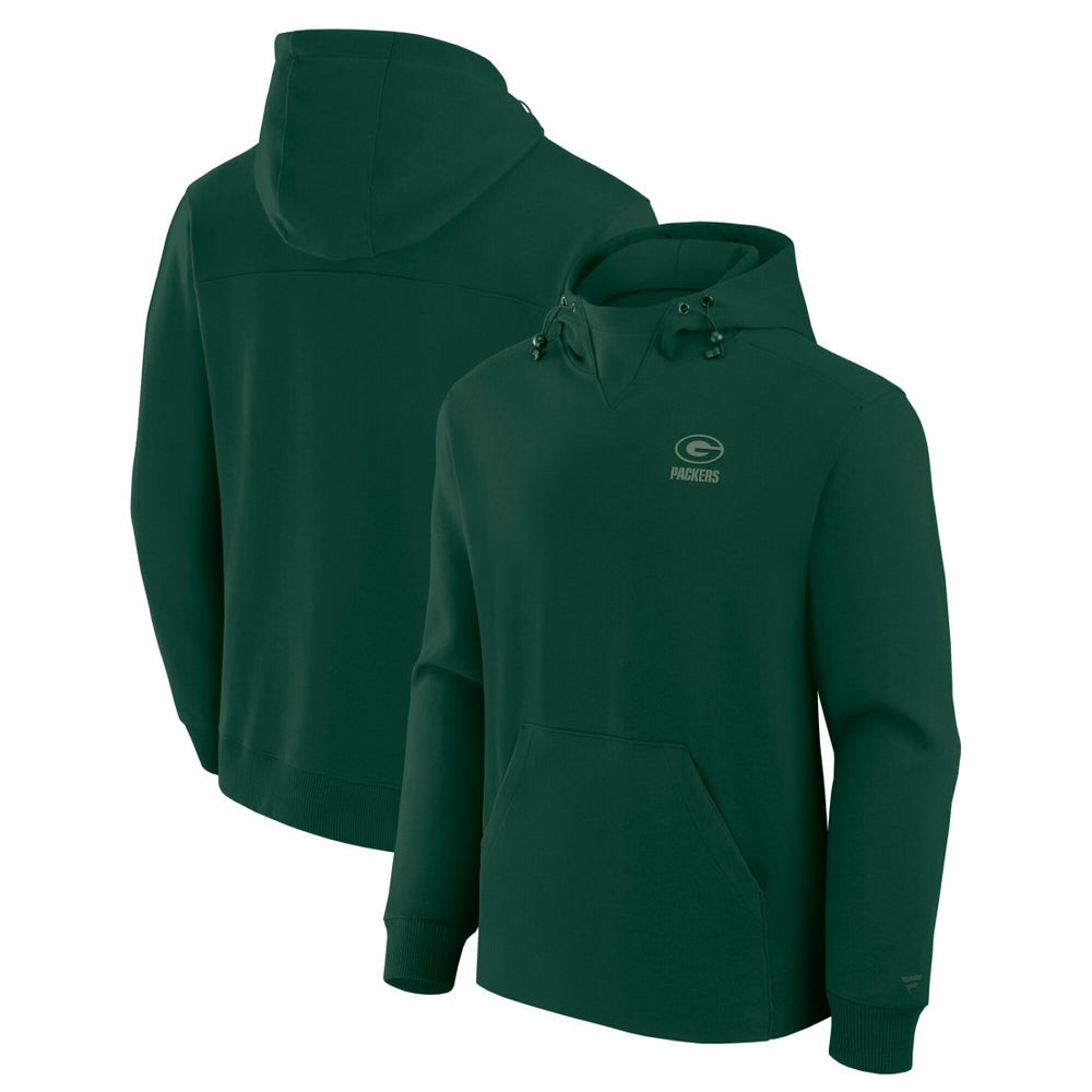 Green Bay Packers Fanatics Unisex Front Office Tonal Tri-Blend Pullover Hoodie