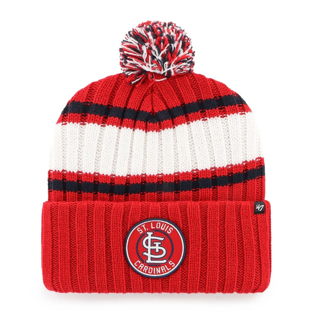 St. Louis Cardinals '47 Plateau Cuffed Knit Hat with Pom | MLB US