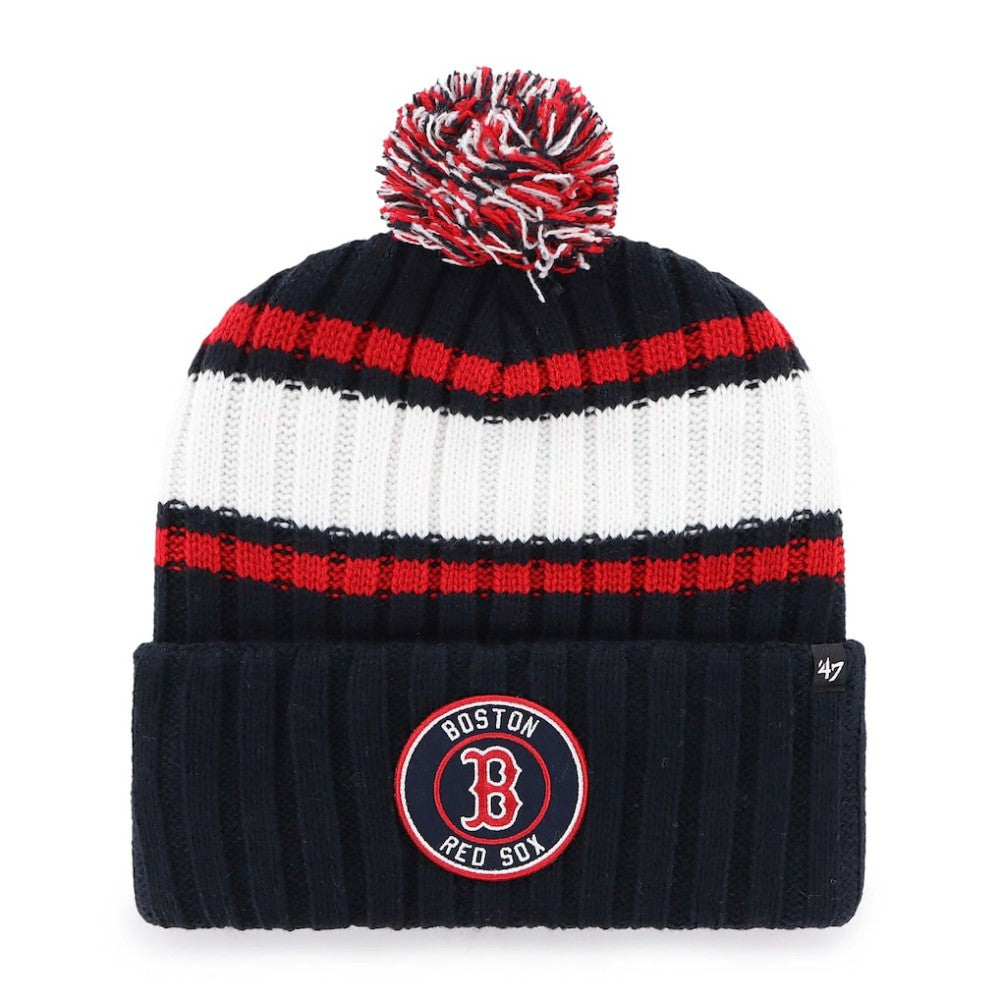Boston Red Sox '47 Plateau Cuffed Knit Hat with Pom | MLB On Sale