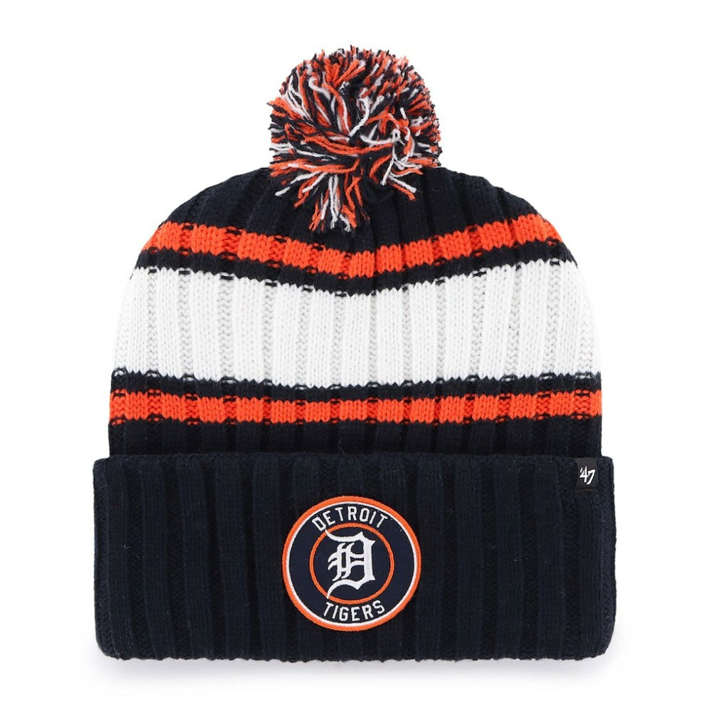 Detroit Tigers '47 Plateau Cuffed Knit Hat with Pom | MLB On Sale