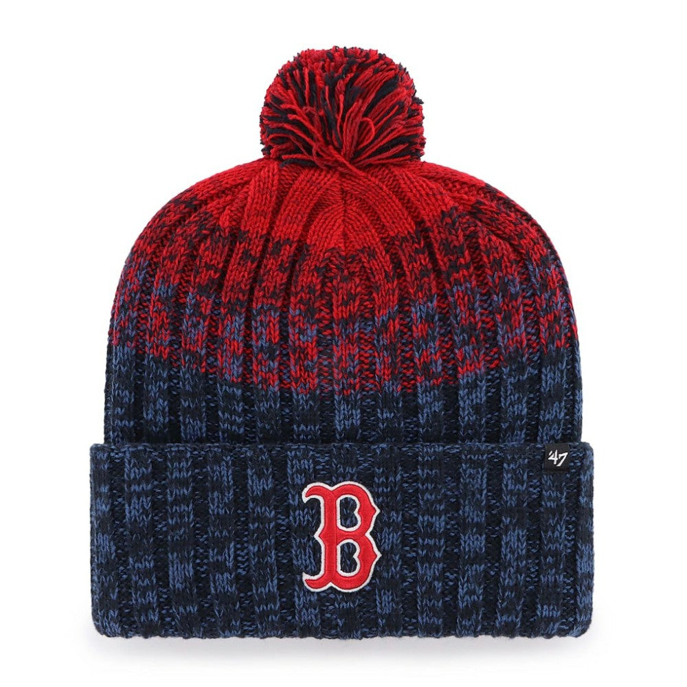 Boston Red Sox '47 Cascade Cuffed Knit Hat with Pom | MLB For sale