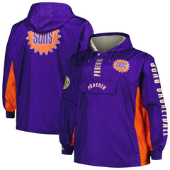 Phoenix Suns Big & Tall Hardwood Classics Team OG 2.0 Anorak Hoodie Quarter-Zip Windbreaker Jacket On Sale