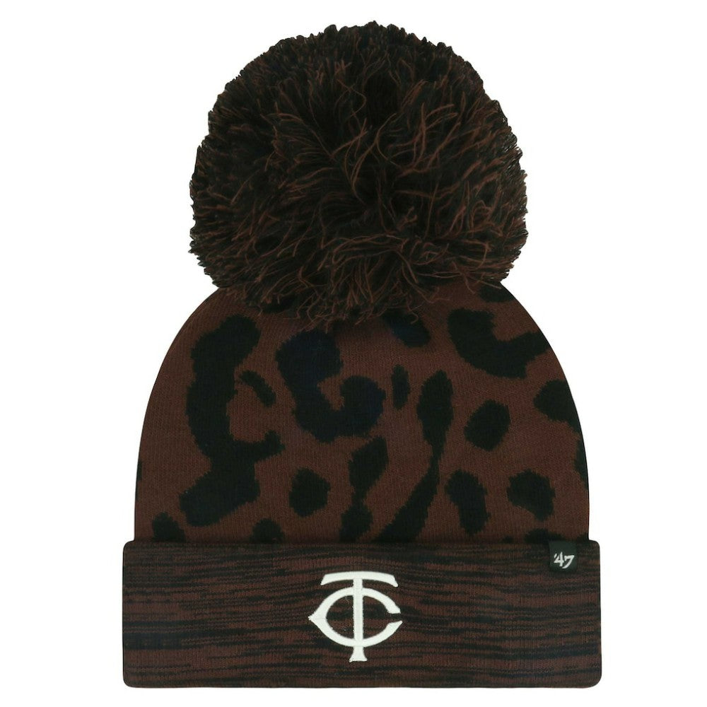 Minnesota Twins '47 Women's Rosette Cuffed Knit Hat with Pom | MLB Shop