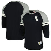 Chicago White Sox Mitchell & Ness Cooperstown Collection Legendary Raglan Slub Henley 3/4-Sleeve T-Shirt | MLB Near me