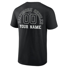 Baltimore Orioles Monochrome Personalized Name & Number T-Shirt | MLB Near me