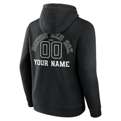 Boston Red Sox Monochrome Personalized Name & Number Pullover Hoodie | MLB Shop