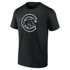 Chicago Cubs Monochrome Personalized Name & Number T-Shirt | MLB Outlet