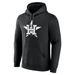 Houston Astros Monochrome Personalized Name & Number Pullover Hoodie | MLB For sale
