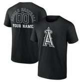 Los Angeles Angels Monochrome Personalized Name & Number T-Shirt | MLB US