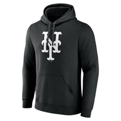 New York Mets Monochrome Personalized Name & Number Pullover Hoodie | MLB For sale