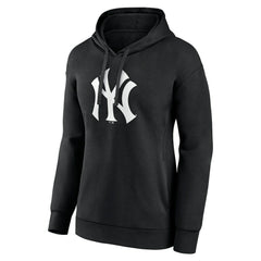New York Yankees Women's Monochrome Personalized Name & Number Pullover Hoodie | MLB Discount