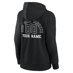 New York Yankees Women's Monochrome Personalized Name & Number Pullover Hoodie | MLB Discount