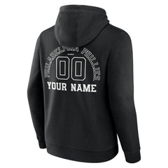 Philadelphia Phillies Monochrome Personalized Name & Number Pullover Hoodie | MLB US