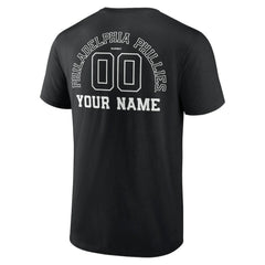Philadelphia Phillies Monochrome Personalized Name & Number T-Shirt | MLB US