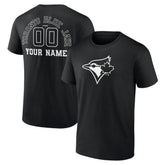 Toronto Blue Jays Monochrome Personalized Name & Number T-Shirt | MLB Sale