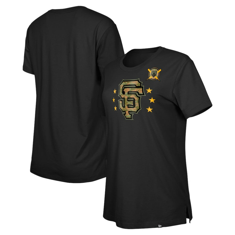 San Francisco Giants New Era Women's Armed Forces Day T-Shirt | MLB On Sale