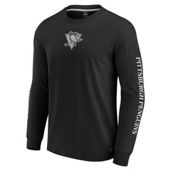 Pittsburgh Penguins Fanatics Elements Strive Long Sleeve T-Shirt Discount
