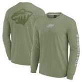 Minnesota Wild Fanatics Elements Strive Long Sleeve T-Shirt Discount