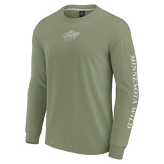 Minnesota Wild Fanatics Elements Strive Long Sleeve T-Shirt Discount