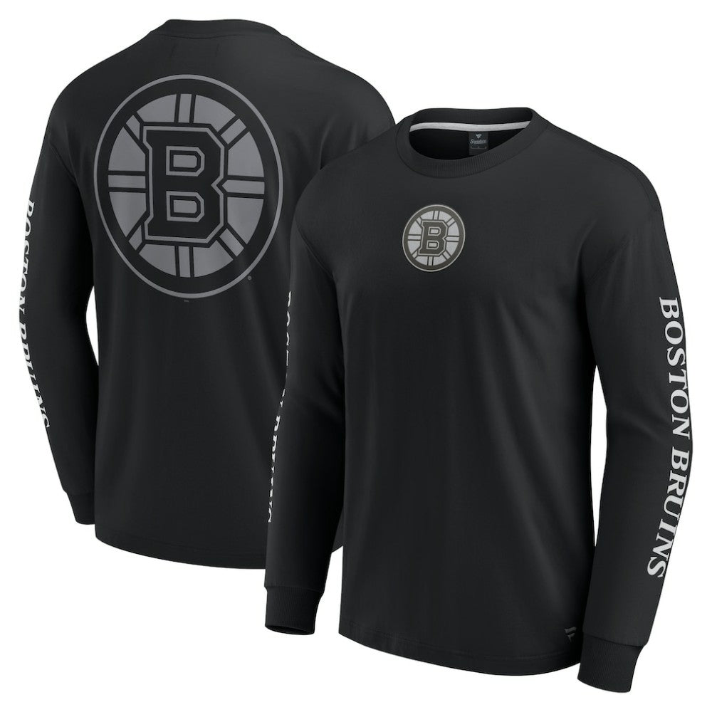 Boston Bruins Fanatics Elements Strive Long Sleeve T-Shirt On Sale