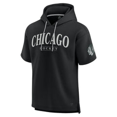 Chicago Blackhawks Fanatics Elements Ready Short Sleeve Pullover Hoodie Sale