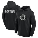 Boston Bruins Fanatics Elements Blaze Tri-Blend Long Sleeve Hoodie T-Shirt Online