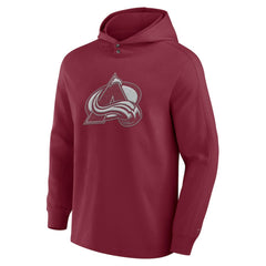 Colorado Avalanche Fanatics Elements Blaze Tri-Blend Long Sleeve Hoodie T-Shirt On Sale