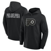Philadelphia Flyers Fanatics Elements Blaze Tri-Blend Long Sleeve Hoodie T-Shirt On Sale