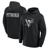 Pittsburgh Penguins Fanatics Elements Blaze Tri-Blend Long Sleeve Hoodie T-Shirt Online