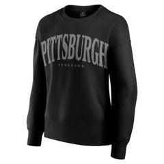 Pittsburgh Penguins Fanatics Women's Elements Flow Pullover Sweatshirt Discount