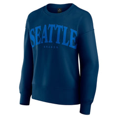 Seattle Kraken Fanatics Women's Elements Flow Pullover Sweatshirt Outlet