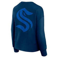 Seattle Kraken Fanatics Women's Elements Flow Pullover Sweatshirt Outlet