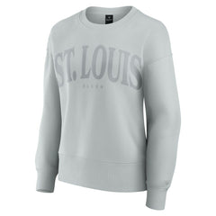 St. Louis Blues Fanatics Women's Elements Flow Pullover Sweatshirt For Sale