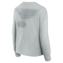 St. Louis Blues Fanatics Women's Elements Flow Pullover Sweatshirt For Sale