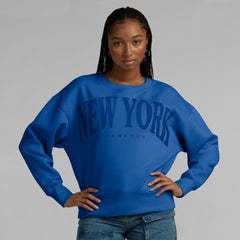 New York Rangers Fanatics Women's Elements Flow Pullover Sweatshirt On Sale
