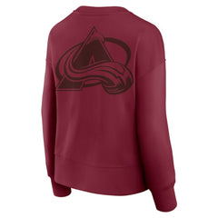 Colorado Avalanche Fanatics Women's Elements Flow Pullover Sweatshirt Outlet