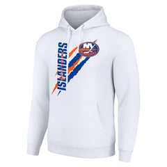New York Islanders Starter Color Scratch Fleece Pullover Hoodie Outlet