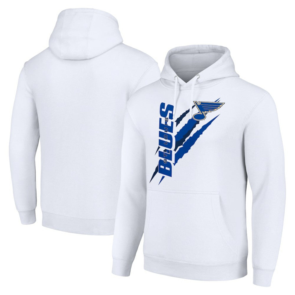 St. Louis Blues Starter Color Scratch Fleece Pullover Hoodie Outlet