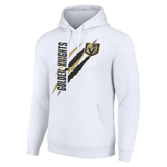 Vegas Golden Knights Starter Color Scratch Fleece Pullover Hoodie On Sale
