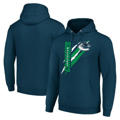 Vancouver Canucks Starter Color Scratch Fleece Pullover Hoodie On Sale